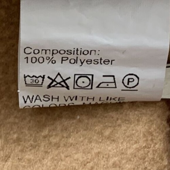 Shein Zip Front Sweatshirt Women XS Tan White Long Sleeve Pockets - Picture 11 of 11